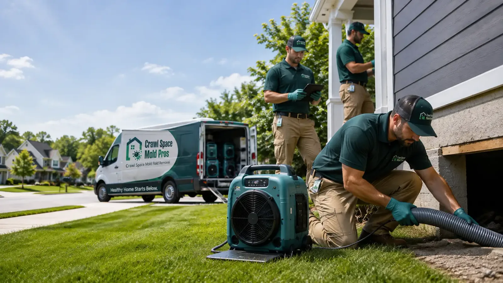 Crawl Space Mold Removal in East Lyme, CT